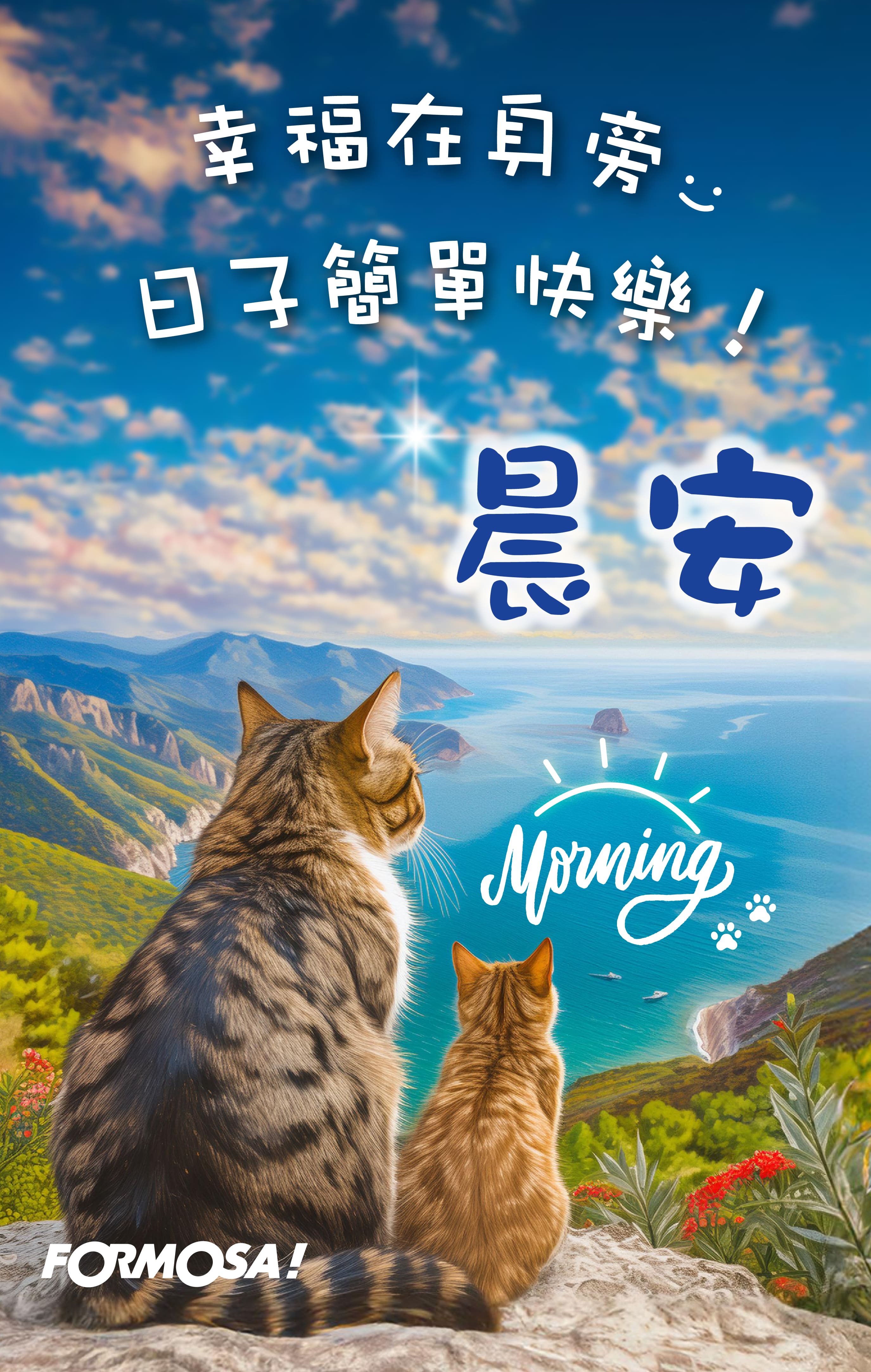 早安問候圖！LINE長輩圖免費下載-FORMOSA!貼圖酷