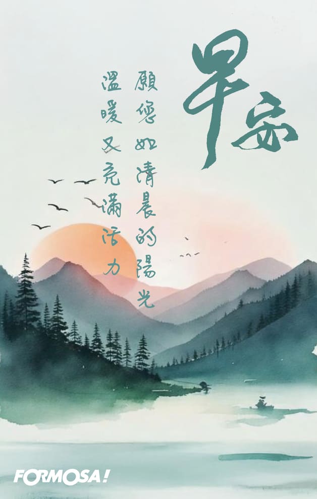 早安問候圖！LINE長輩圖免費下載-FORMOSA!貼圖酷