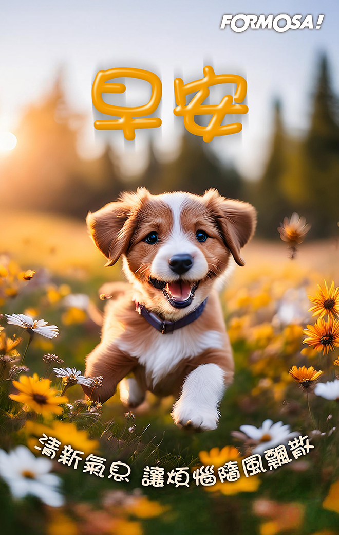 早安問候圖！LINE長輩圖免費下載-FORMOSA!貼圖酷