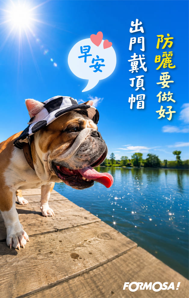 早安出門戴頂帽防曬要做好