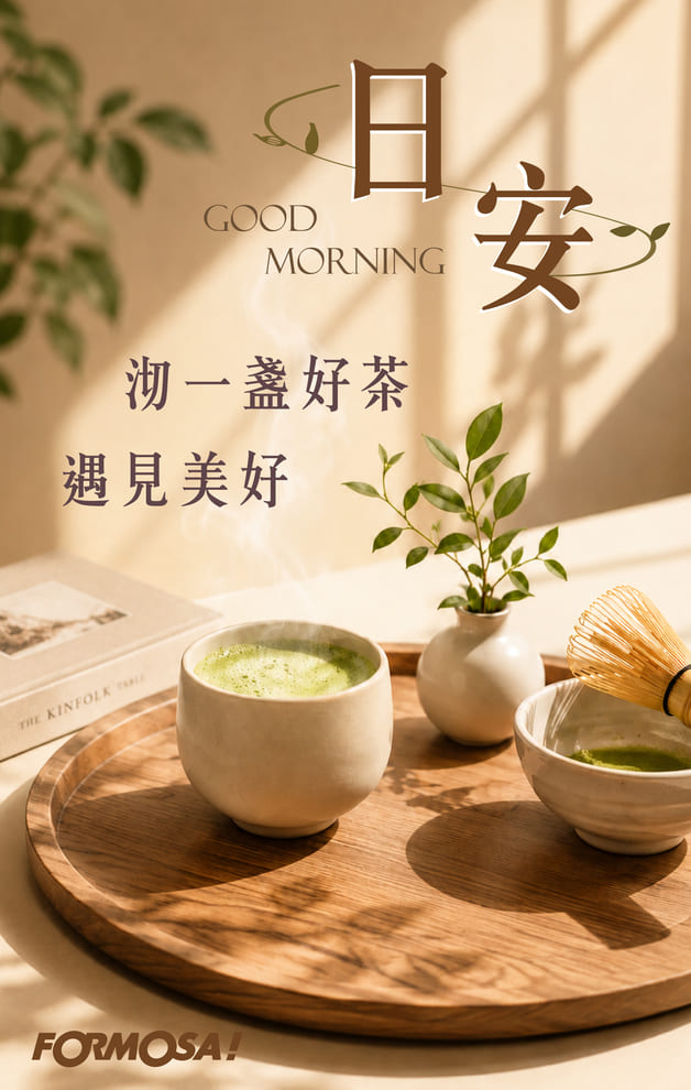 日安沏一壺好茶遇見美好｜FORMOSA!貼圖酷