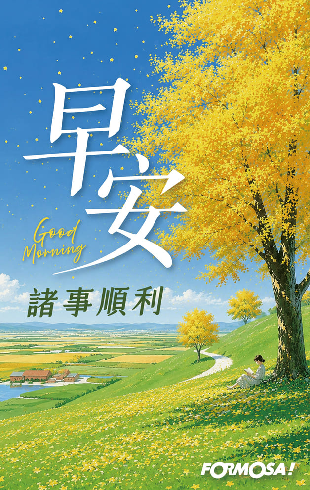 早安諸事順利｜FORMOSA!貼圖酷