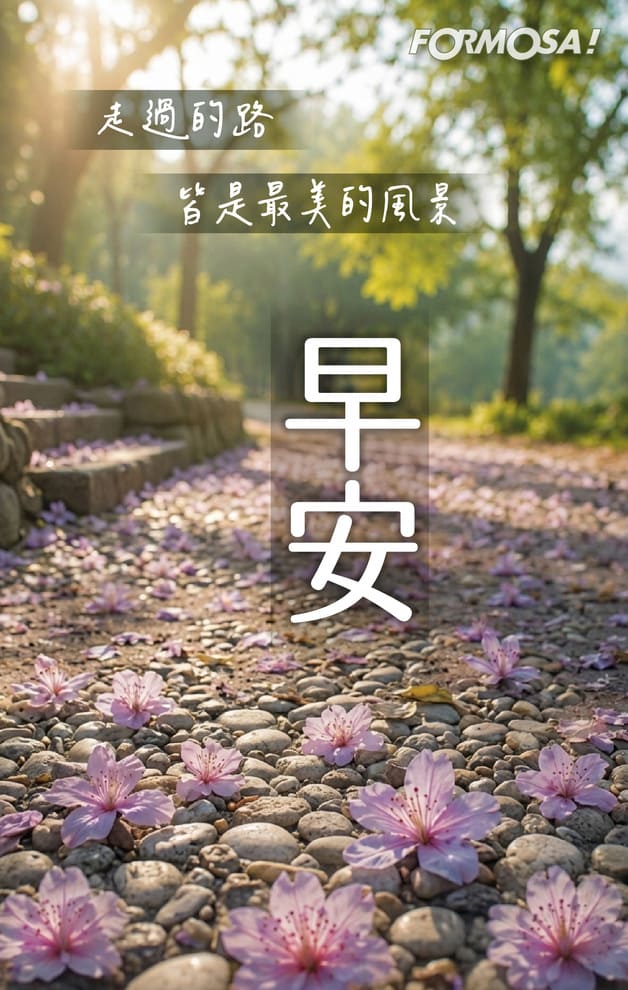 早安走過的路皆是最美的風景｜FORMOSA!貼圖酷